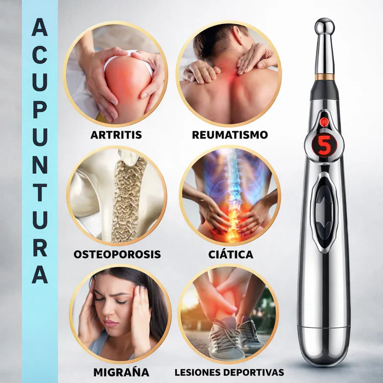 Alivio Instantáneo Sin Agujas - Lapiz Acupuntura - 3 em 1 ⚡️