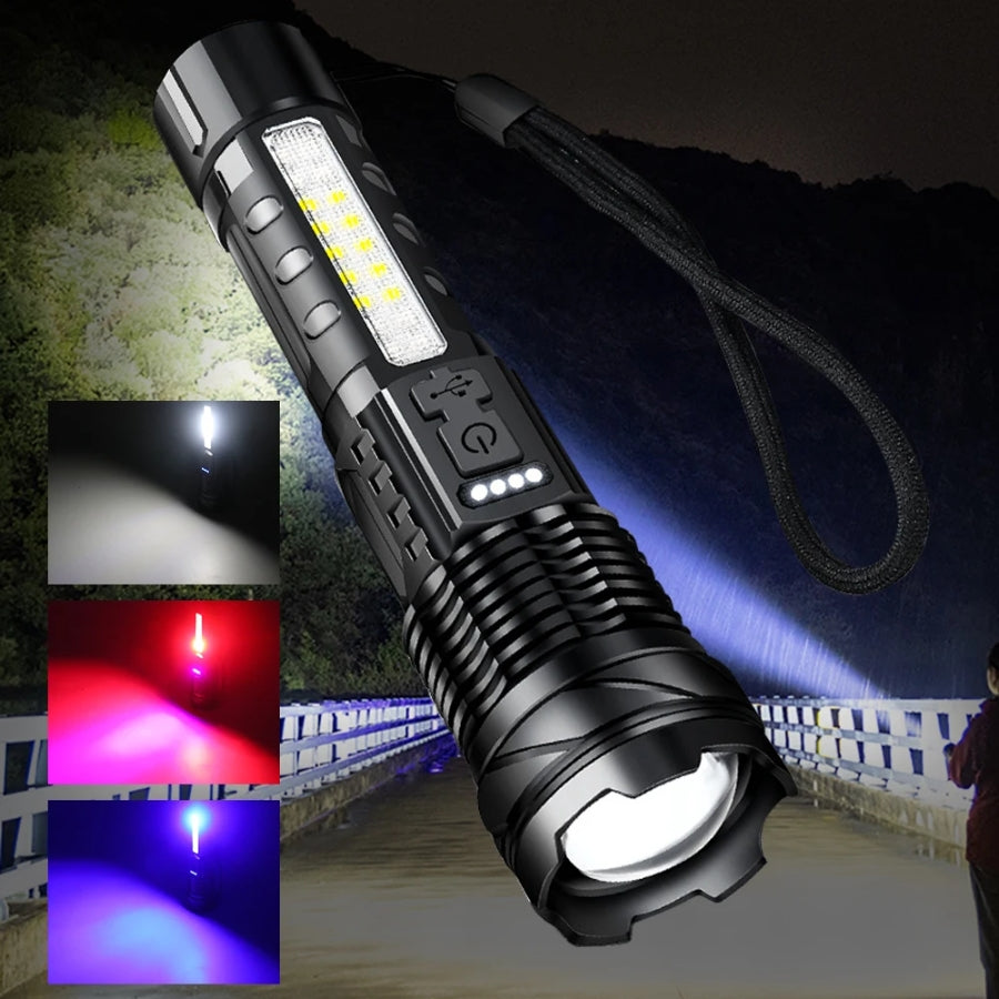 Linterna Led Tactica Mas Potente del Mundo