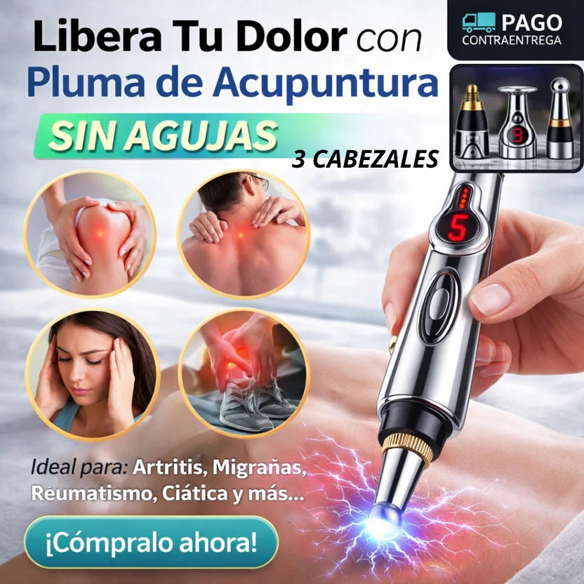 Alivio Instantáneo Sin Agujas - Lapiz Acupuntura - 3 em 1 ⚡️
