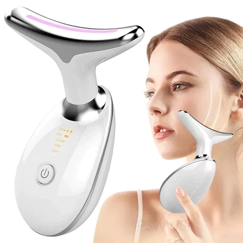 Masajeador facial antipapada CON LUZ LED